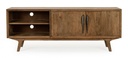 Mobile porta tv 2 ante in legno stile vintage