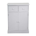 Mobiletto Eleonora bianco 2 ante + 2 cassetti cm 60x30h80