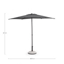 Ombrellone Samba C-Snodo 2.7M Ant-Gri Sc