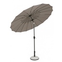 Ombrellone da giardino Atlanta cm 270x h240 con snodo Antracite/Tortora