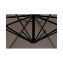 Ombrellone da giardino con braccio a 360°Texas cm 300x h260 Antracite/Tortora