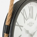 Orologio in ferro da parete Charles carrucola