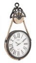 Orologio in ferro da parete Charles carrucola