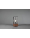 Paletto Da Esterno Garonne IP44 1xE27 Legno H40 cm Trio Lighting