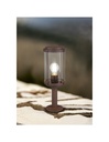 Paletto Tanaro IP44 Ruggine Con Vetro Lanterna H40 cm Trio Lighting