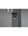 Palo Alto Giardino 1xGU10 Roya Antracite IP44 Sensore Movimento Trio Lighting