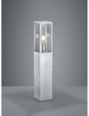 Palo Squadrato per Esterno Garonne Zincato H80 cm Trio Lighting
