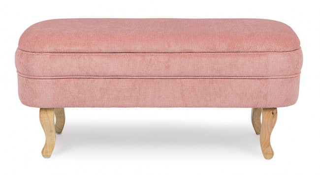 Panca Contenitore Rosa apribile portatutto