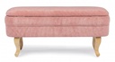 Panca Contenitore Rosa apribile portatutto
