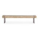 Panca industriale urban Garrett  legno acciaio