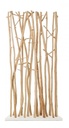 Paravento Aili in legno naturale 100x18,5x180h cm