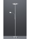 Piantana Led Con Luce Spot da Lettura Dimmerabile Ackbar Nichel Trio Lighting