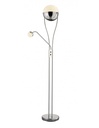 Piantana Sfera Led Chris Cromo e Luce da Lettura Orientabile Trio Lighting