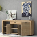 Madia quattro ante un cassetto Rovere FIESTA 177x40x h76 cm