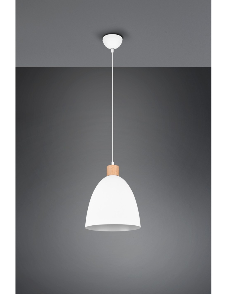 Piccola Sospensione Cucina Jagger Metallo Bianco Trio Lighting