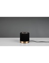 Piccolo Lumetto Tavolo Judy Velluto Nero Ø11 cm Trio Lighting