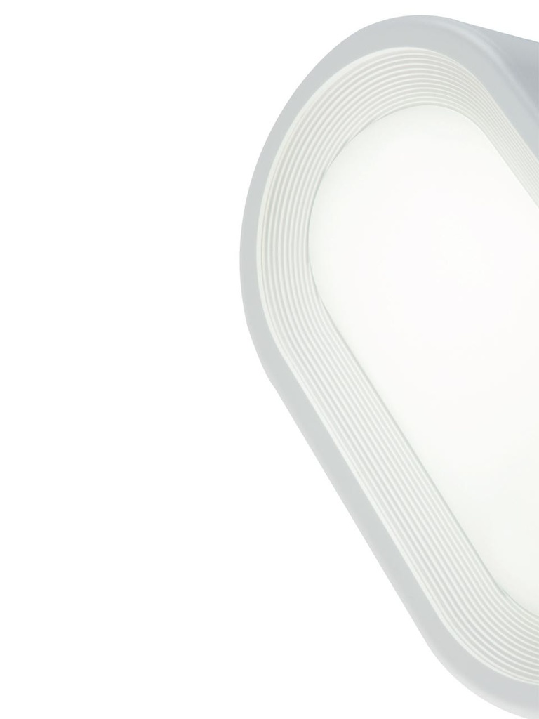 Plaf.Ovale 18W Led 4000K  linea orion  bianco
