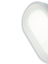 Plaf.Ovale 18W Led 4000K  linea orion  bianco