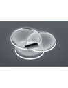Plafoniera 3 Cerchi Led Sedona Cromo Dimmerabile Ø80 cm Trio Lighting