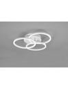 Plafoniera 3 Cerchi Orientabili Led Dimmer Circle Bianco Trio Lighting