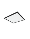 Plafoniera Applique Quadrata Moderna Led Dimmer 18w Alpha Titanio Trio Lighting