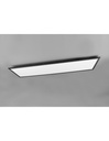 Plafoniera Applique Rettangolare Moderna Led Dimmer 34w Alpha Nero Trio Lighting