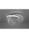 Plafoniera Course Nichel Spirale Led 18w Dimmerabile Ø45 cm Trio Lighting
