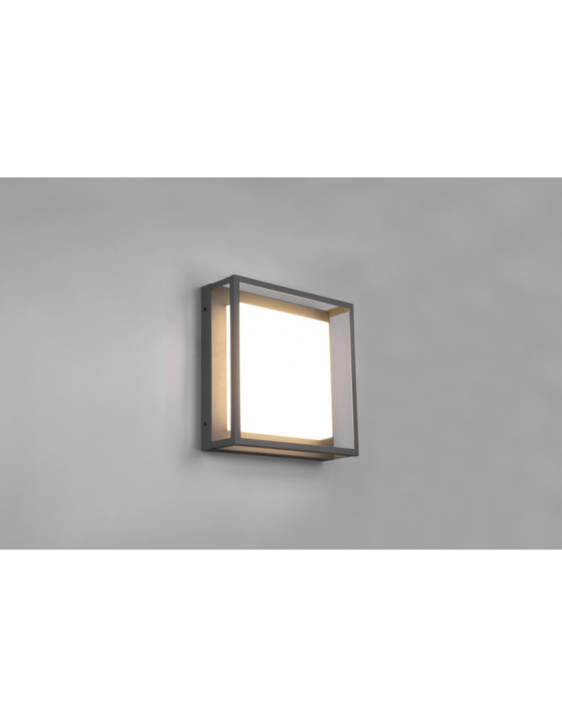 Plafoniera Esterno Led Dip Switch Witham Antracite IP54 Trio Lighting