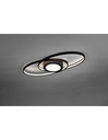 Plafoniera Galaxy Doppia Spirale Antracite Led 27w Dimmerabile Trio Lighting