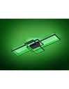 Plafoniera Led Thiago 3 Rettangoli L104 cm Antracite Trio Lighting