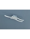Plafoniera Moderna 3 Bacchette Led 3000k Route Nichel Trio Lighting