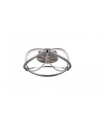 Plafoniera Moderna Led Charivari Fiocco Nichel Ø41 cm Trio Lighting