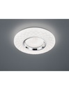 Plafoniera Moderna Led Dimmer Magnolia Bianco Decori Rombo Ø39 cm Trio Lighting