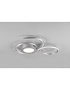 Plafoniera Moderna Led Dimmer Per Soggiorno Jive Nichel Trio Lighting