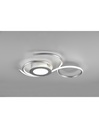 Plafoniera Moderna Led Dimmer Per Soggiorno Jive Nichel Trio Lighting