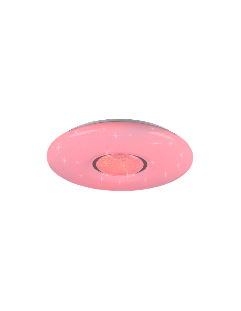 Plafoniera Moderna Led Dimmer RGB Lia Effetto Cielo Stellato Trio Lighting