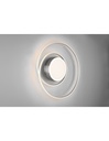 Plafoniera Moderna Soffitto Circolare Yava Nichel Led Dimmer Trio Lighting