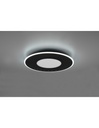 Plafoniera Moderna Verus Nero Led Dimmer 44w Trio Lighting