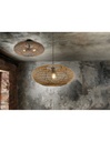 Plafoniera Paralume Fibre Naturali Hedda Trio Lighting