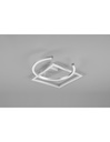 Plafoniera Pivot Led 23,5w Nichel L42 cm Dimmerabile Trio Lighting