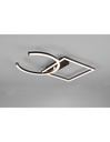 Plafoniera Pivot Nero Led Dimmer 4000k Orientabile Trio Lighting