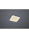 Plafoniera Quadrata Cesar Led Dimmerabile Cromo IP44 30x30 cm Trio Lighting