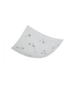 Plafoniera Quadrata Colina Vetro Bianco 30x30 cm Trio Lighting