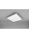 Plafoniera Quadrata Gamma Alluminio Led Multifunzione 45x45 cm  Trio Lighting