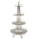 Albero espositore metallo oro sbiancatocmø100h235