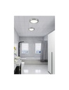 Plafoniera Rotonda Bagno Condus Cromo e Vetro Opale IP44 Trio Lighting