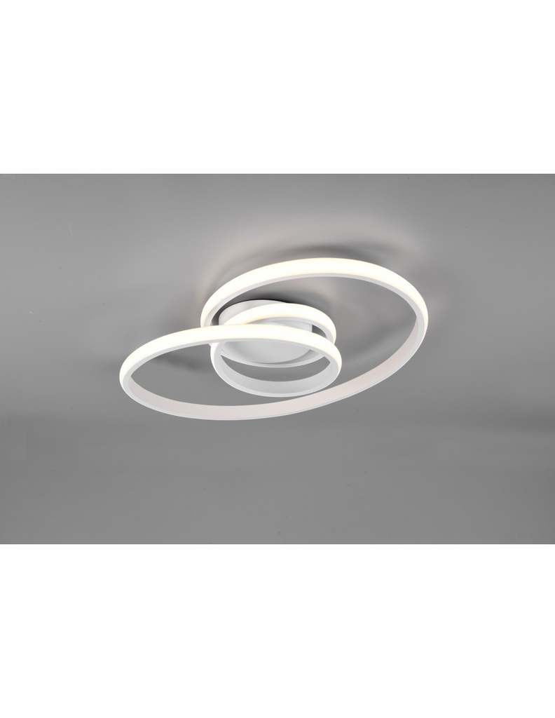 Plafoniera Sansa Led 18,5w Dimmerabile Bianco L53 cm Trio Lighting