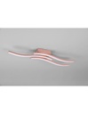 Plafoniera Soffitto Moderna 3 Bacchette Led 4000k Route Oro Rosa Trio Lighting