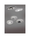 Plafoniera Zibal Alluminio Spirale Led 22w Dimmerabile Ø39 cm Trio Lighting