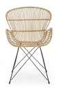 Poltrona Venturs in fibre stile naturale